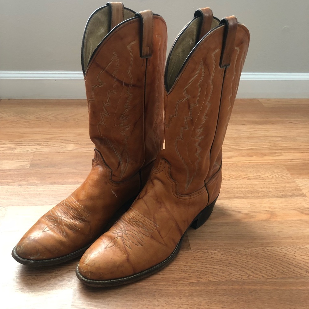 Abilene Cowboy Western Boots Tan